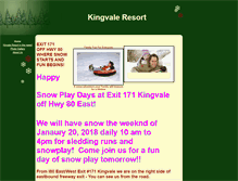 Tablet Screenshot of kingvaleresort.com